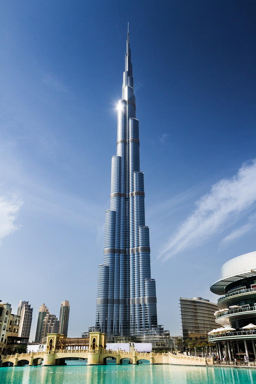 Dubai mit dem höchsten Gebäude der Welt.